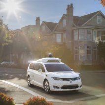 Self-driving Chrysler minivan by Google's Waymo