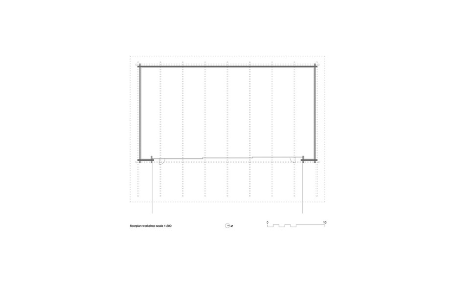 Plan of Workshop Andelfingen by Rossetti + Wyss Architekten ag