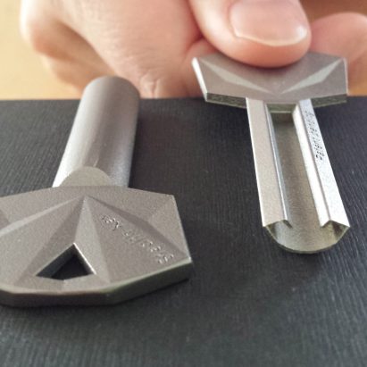 3D-printed key