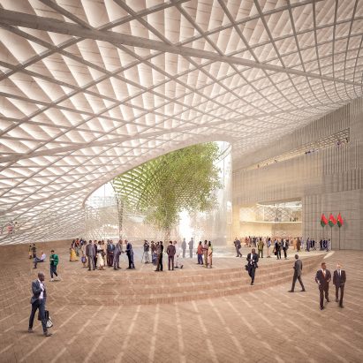 Burkino Faso National Assembly by Kéré Architecture