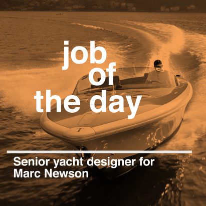 Job of the day: senior yacht designer for Marc Newson