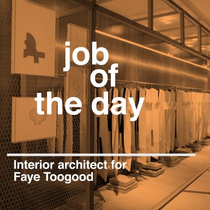 Job of the day: interior architect for Faye Toogood