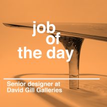 Job of the day: senior designer at David Gill Galleries