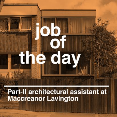 Job of the day: Part-II architectural assistant at Maccreanor Lavington