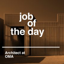 Job of the day: architects at OMA
