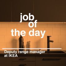Job of the day: deputy range manager at IKEA