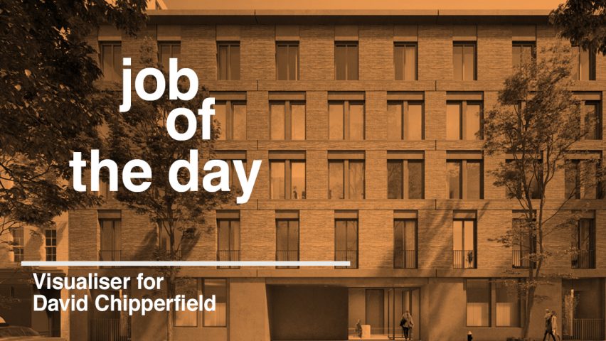 Job of the day: visualiser for David Chipperfield