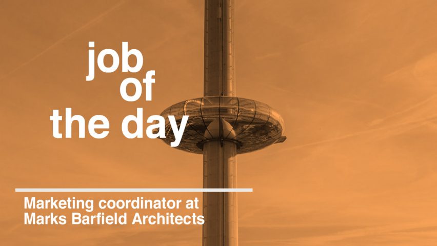 Job of the day: marketing coordinator at Marks Barfield Architects
