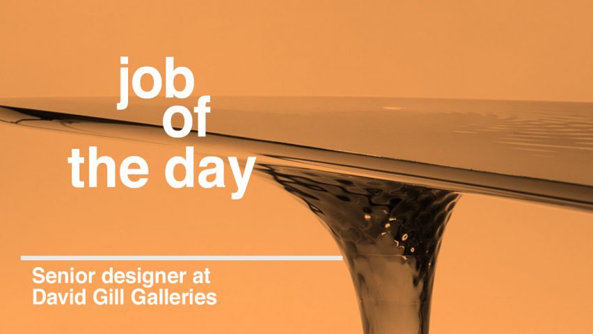 Job of the day: senior designer at David Gill Galleries
