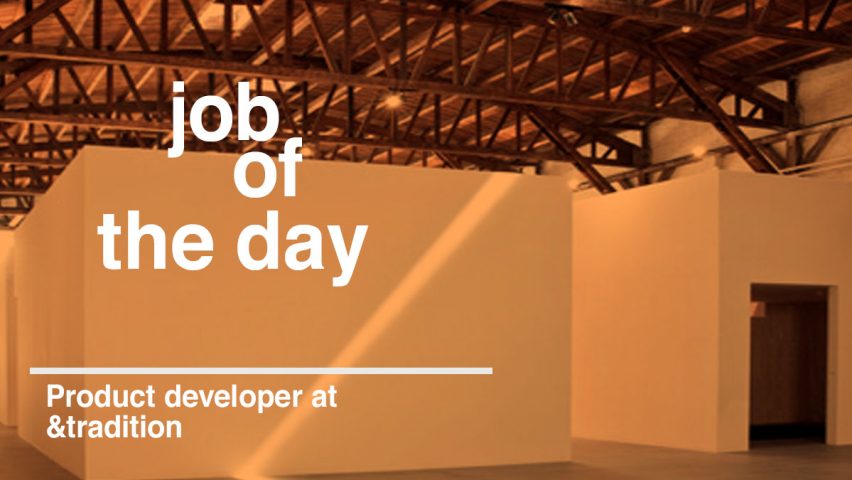 Job of the day: product developer at &tradition
