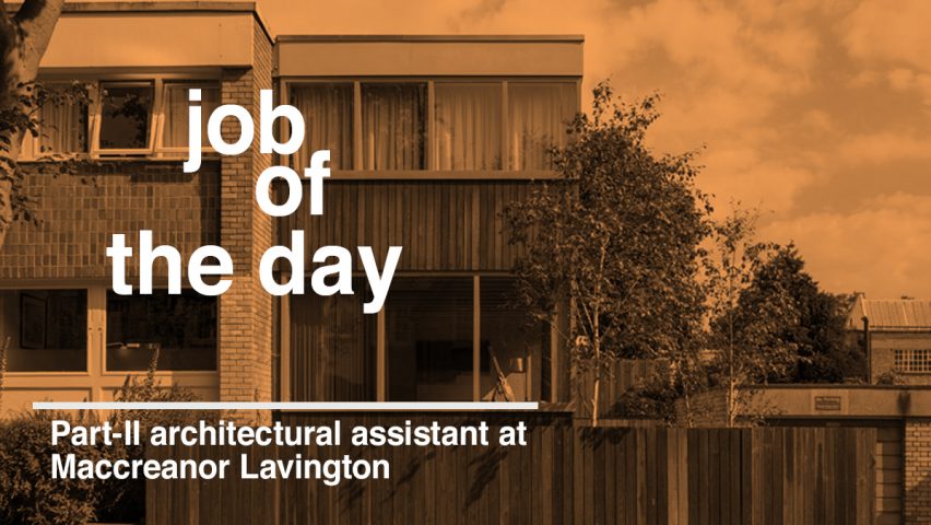 Job of the day: Part-II architectural assistant at Maccreanor Lavington