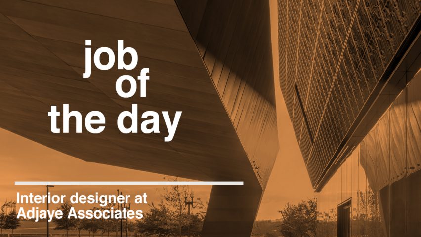Job of the day: interior designer at Adjaye Associates