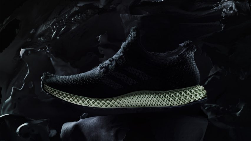Adidas shapes Futurecraft 4D shoe soles using light and heat