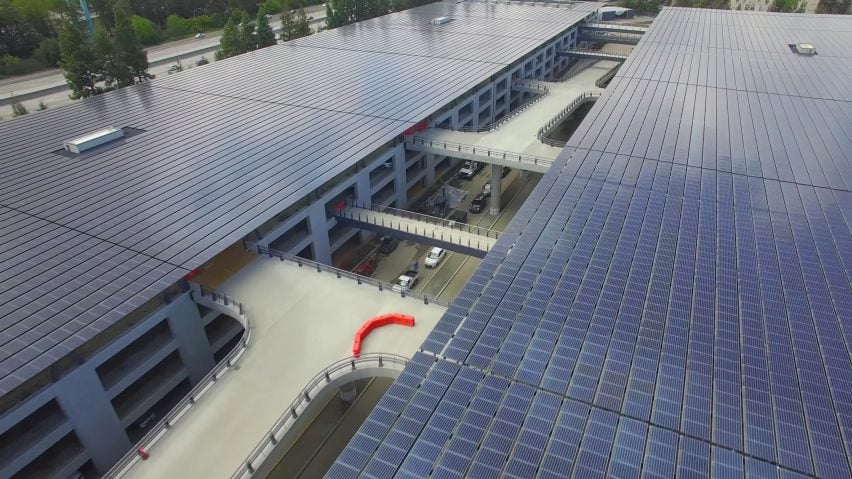 Apple Park drone footage by Matthew Roberts