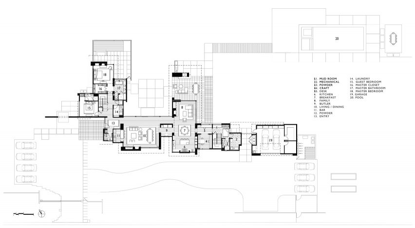 Plan for Atherton Avenue by Arcanum Architecture
