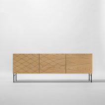 BD Barcelona showcases Färg & Blanche’s wood-stitching skills with Couture cabinet range