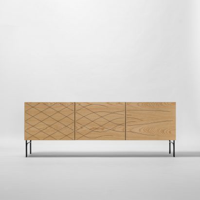 BD Barcelona showcases Färg & Blanche’s wood-stitching skills with Couture cabinet range