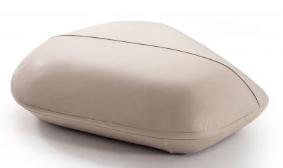 The Floe Insel sofa was designed with a matching pouf