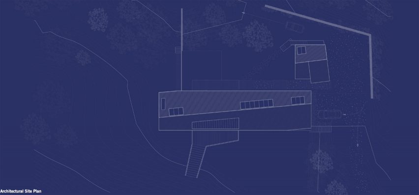 Plan of Chilmark House by Organschi and Schiller