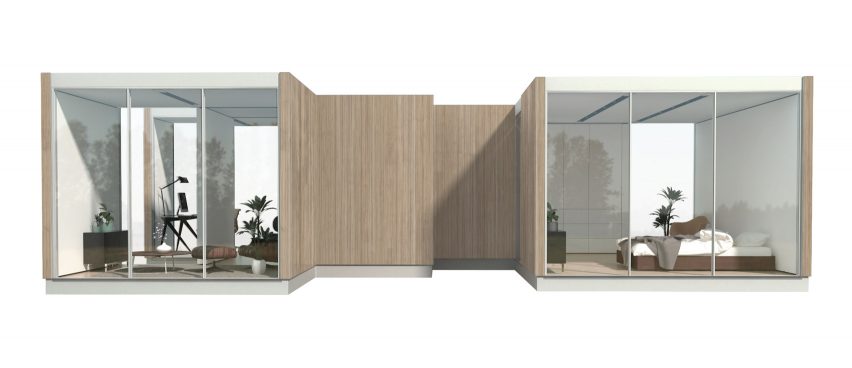 Prefab small dwelling by Cover