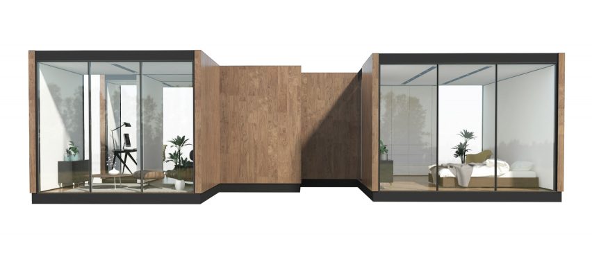 Prefab small dwelling by Cover