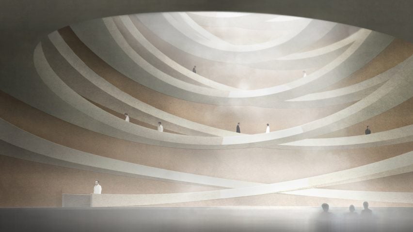 Studio MRDO and Studio LaM envision underground bathhouse between North and South Korea