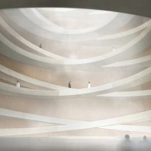 Studio MRDO and Studio LaM envision underground bathhouse between North and South Korea