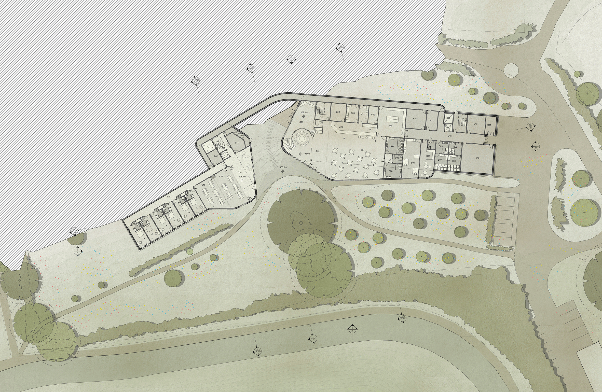 The Eden Project hotel by Tate Harmer