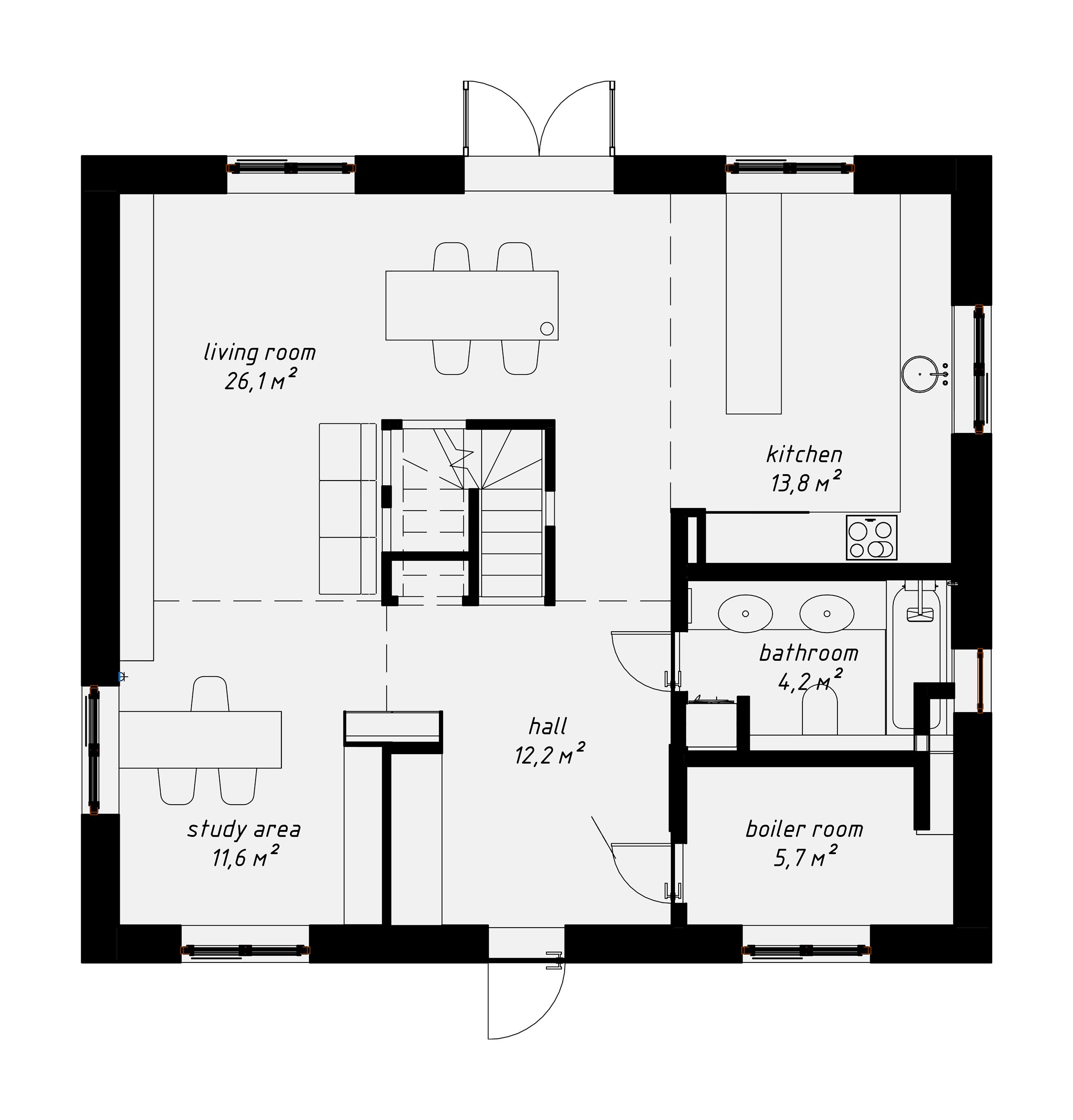 Family House by Ruetemple
