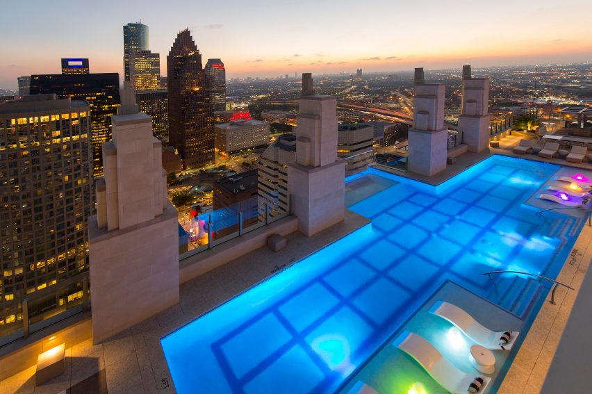 Glass-bottomed Sky Pool at Market Square Tower, Houston