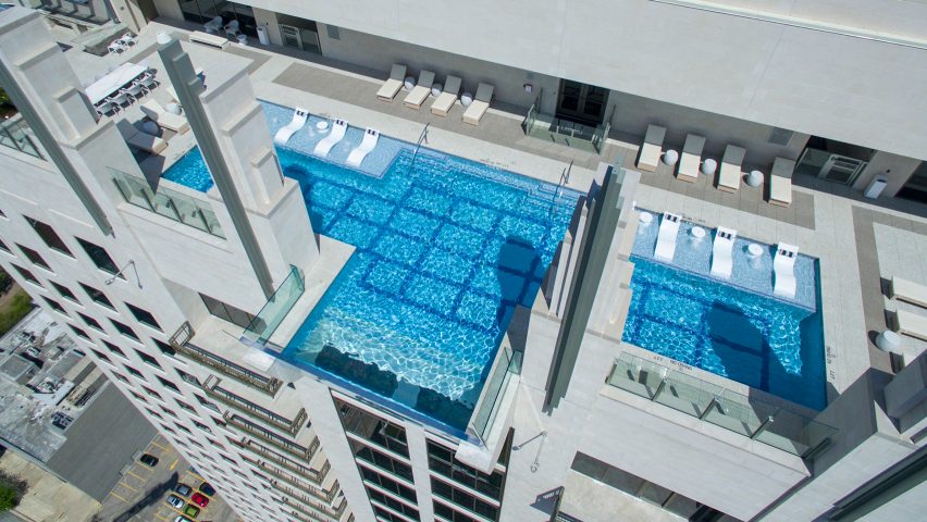 Glass-bottomed Sky Pool at Market Square Tower, Houston