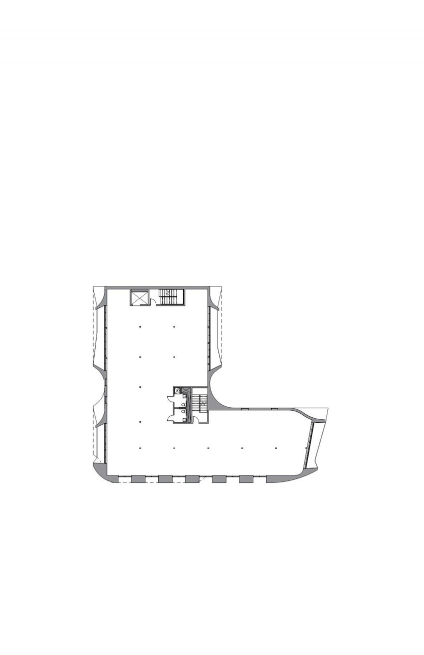 Plan for One North offices by Holst Architecture