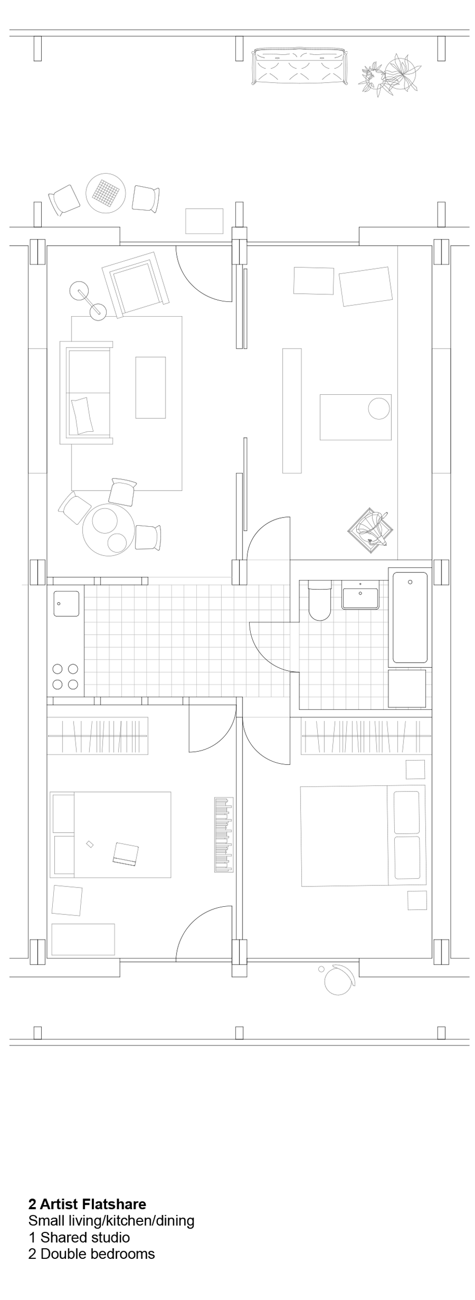 A House for Artists by Apparata and Grayson Perry