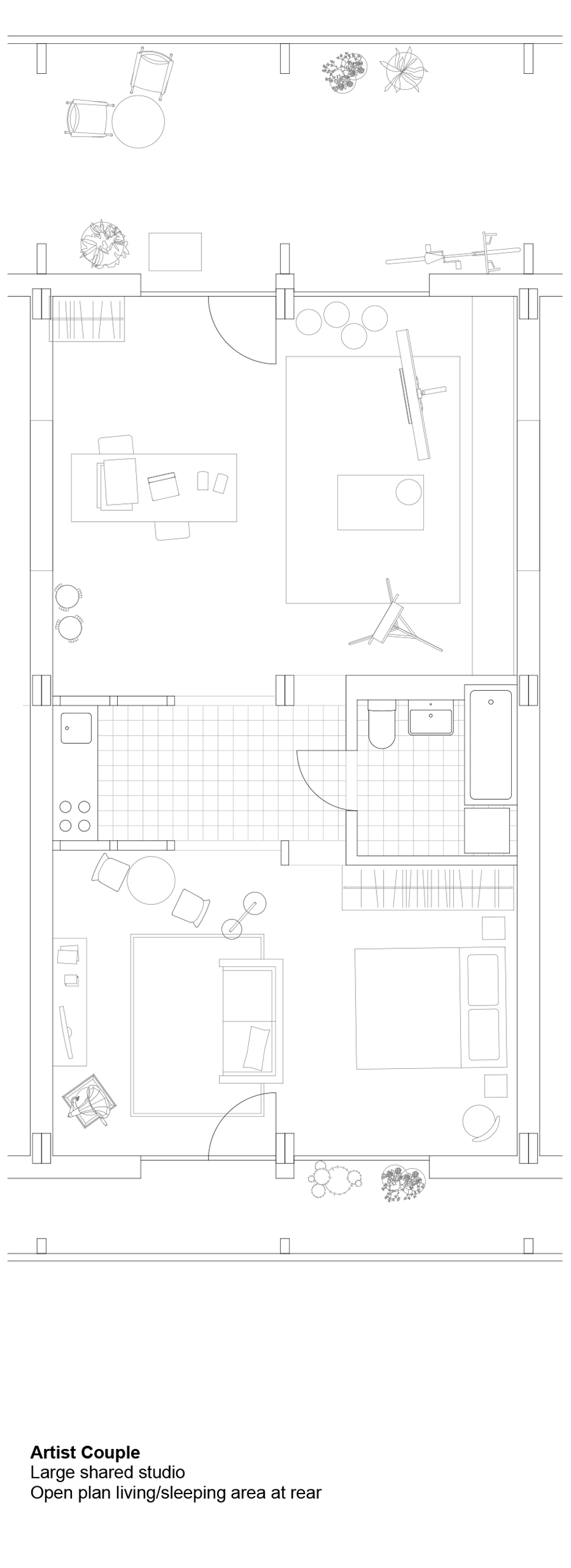 A House for Artists by Apparata and Grayson Perry