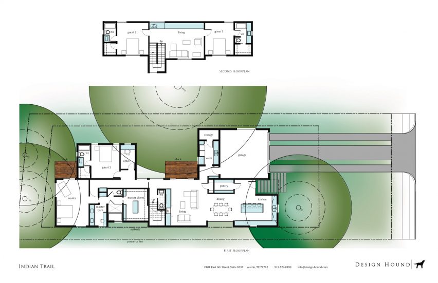 Plan of Indian Trail House by Design Hound