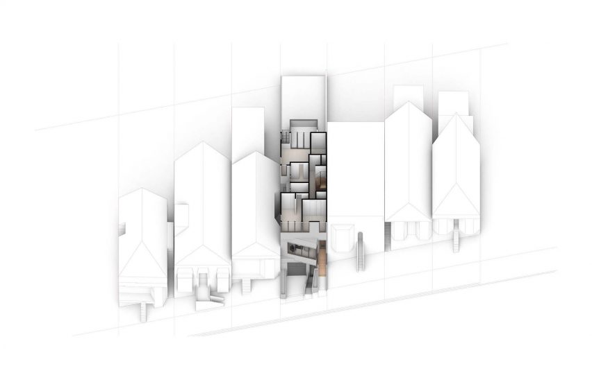 Diagram of Noe Valley House by IwamotoScott
