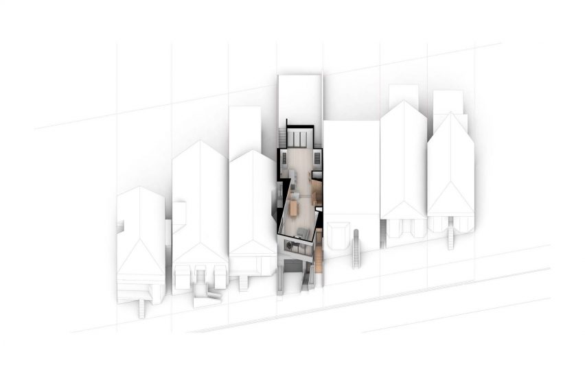 Diagram of Noe Valley House by IwamotoScott