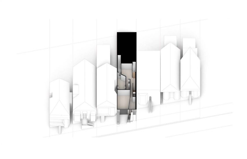 Diagram of Noe Valley House by IwamotoScott