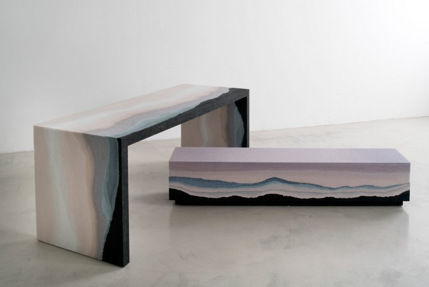 Escape Bench + Desk by Fernando Mastrangelo