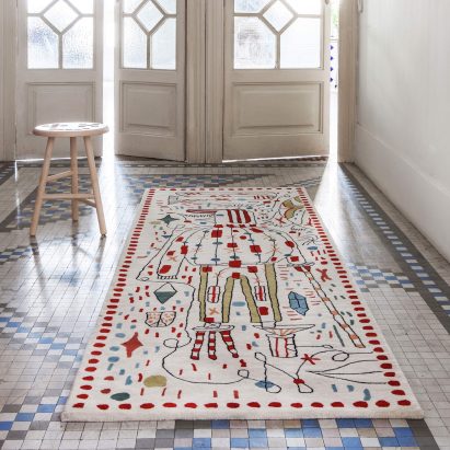 Jaime Hayon creates surreal sketches for Nanimarquina’s 30th anniversary rugs