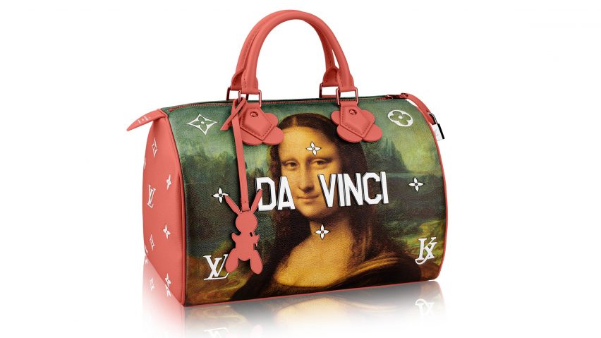 Jeff Koons recreates the Mona Lisa on a Louis Vuitton handbag