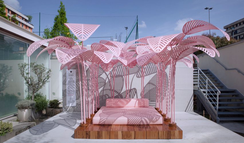 Colour of the moment “millennial pink” dominates at Milan design week