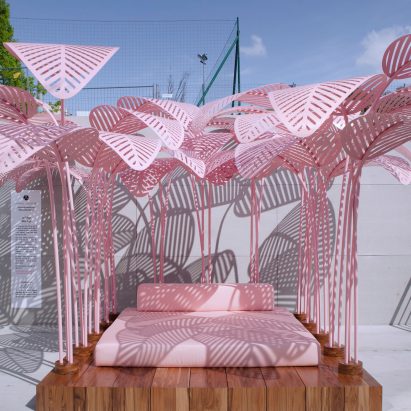 Colour of the moment “millennial pink” dominates at Milan design week