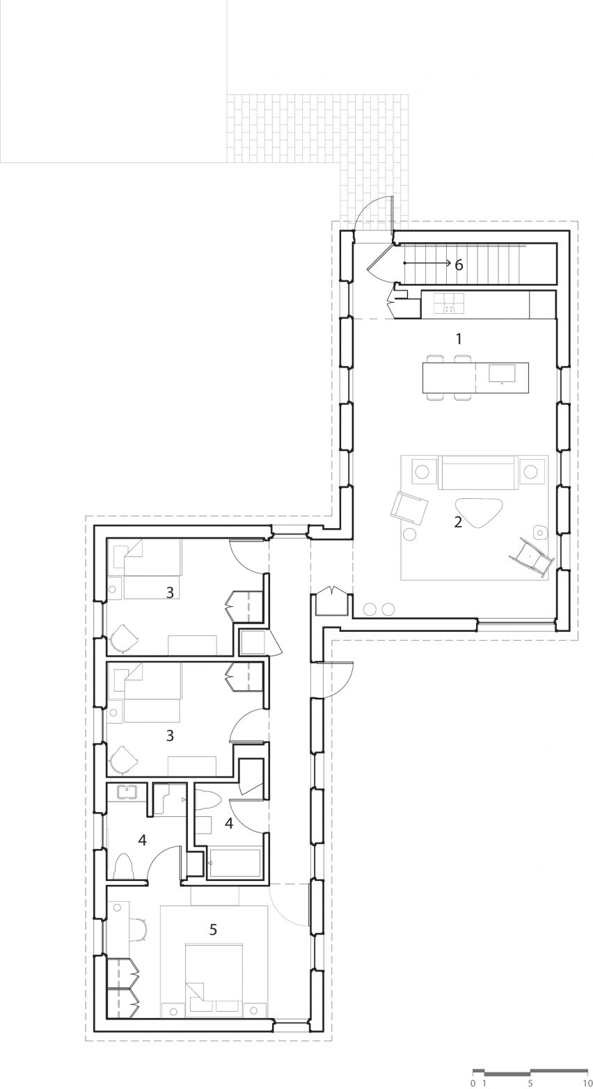 Plan of Marlboro Music Cottages by HGA