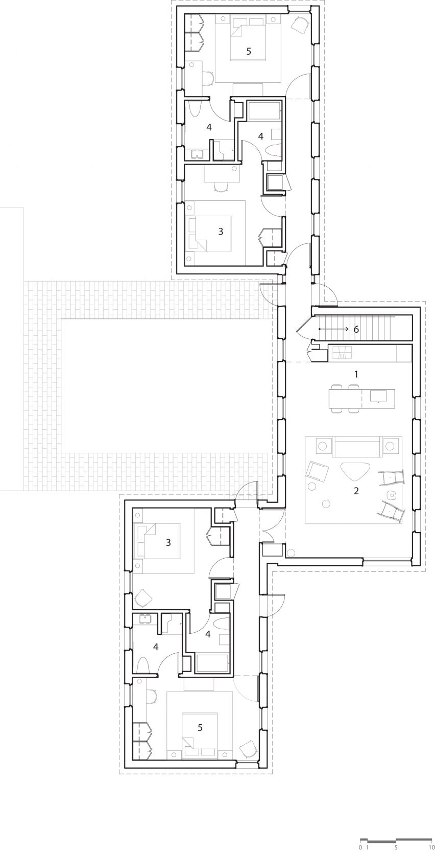 Plan of Marlboro Music Cottages by HGA