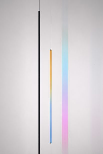Milan: Blush Lamp and Wire Ring by Formafantasma for FLOS