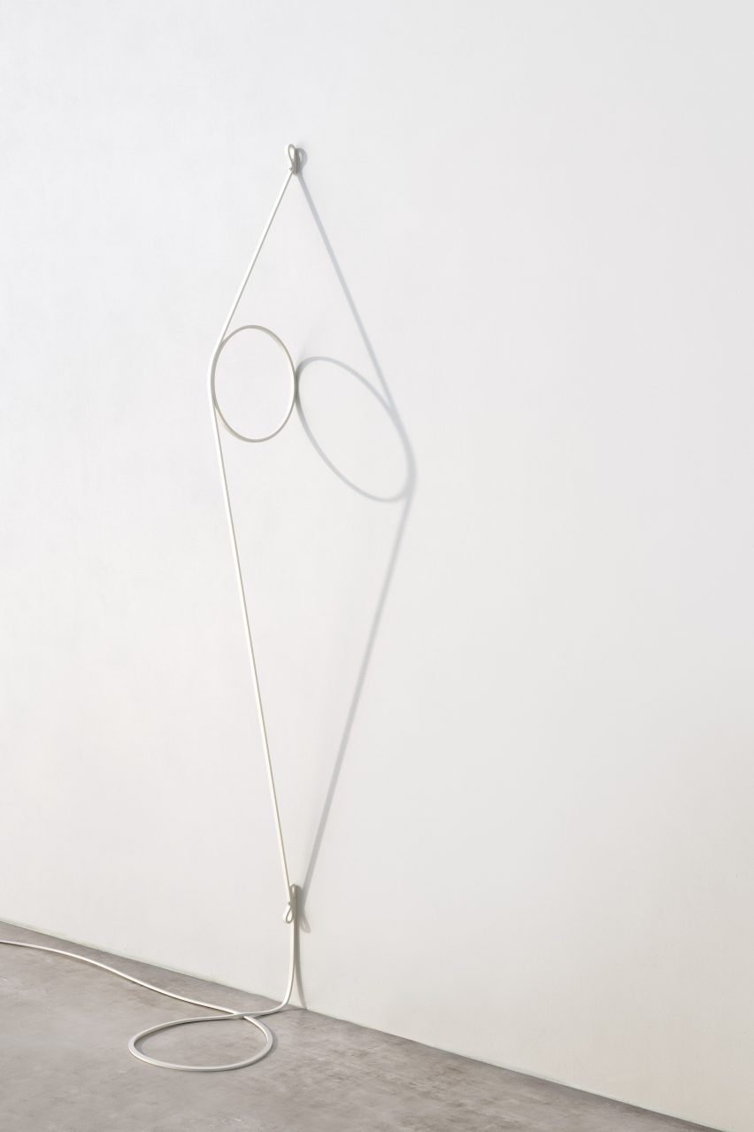 Formafantasma's Wire Ring lamp for Flos at Milan design week 2017