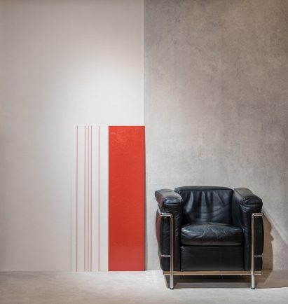 Milan: Le Corbusier LCS Ceramics by Gigacer for Domus