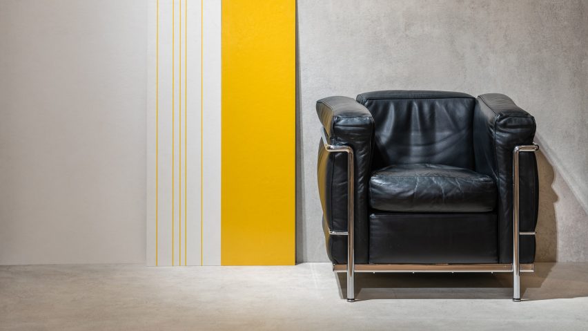 Milan: Le Corbusier LCS Ceramics by Gigacer for Domus