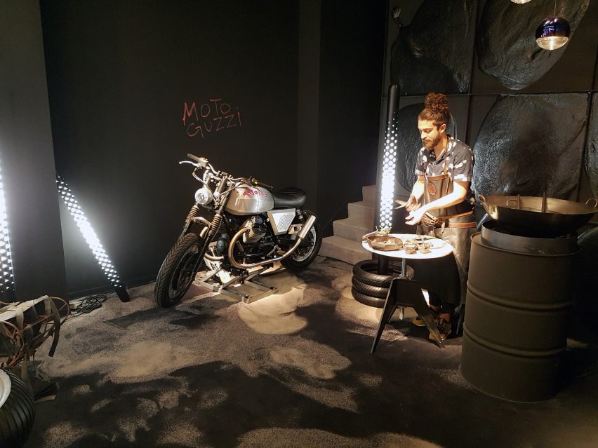 Tomoto Tom Dixon motorcycle for Moto Guzzi